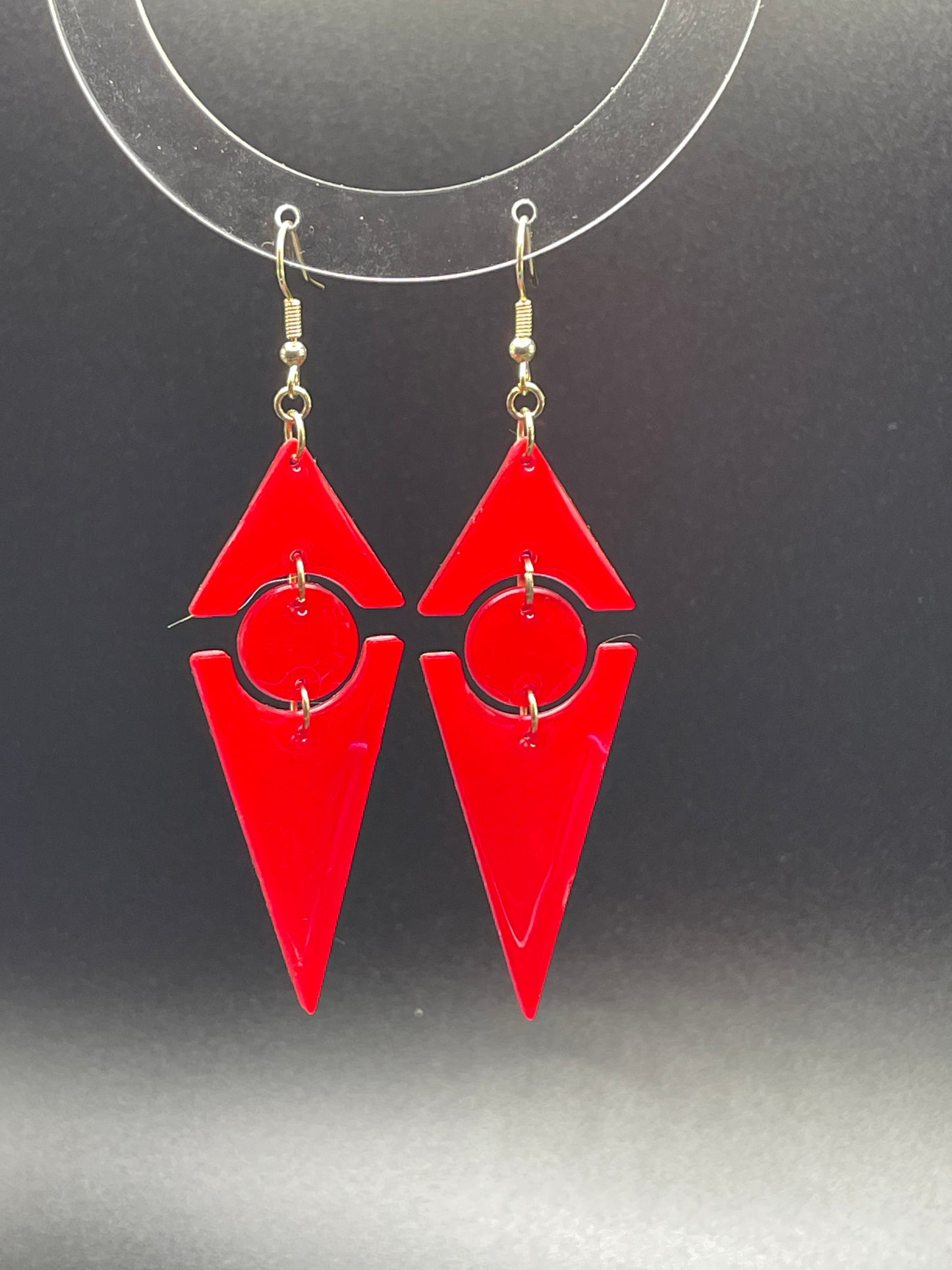 Neon Blood Red Daggers
