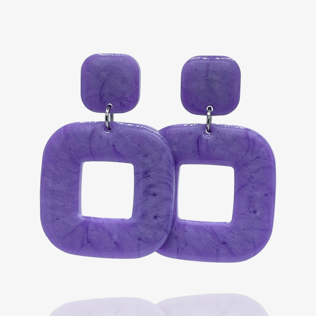 Pastel Purple Squorcle Studs
