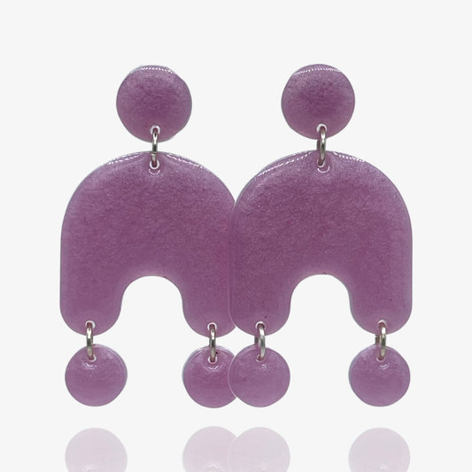 Pink Pastel Bubblers Studs