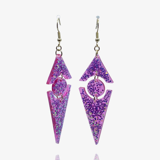 Pink Glitter Daggers