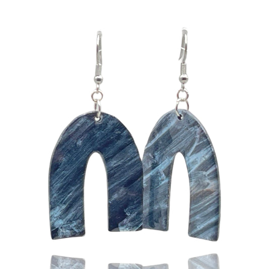 Tall Arches - Blue Chromium