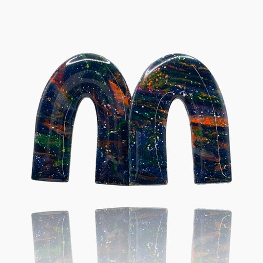 Tall Arch Studs - Aquarium