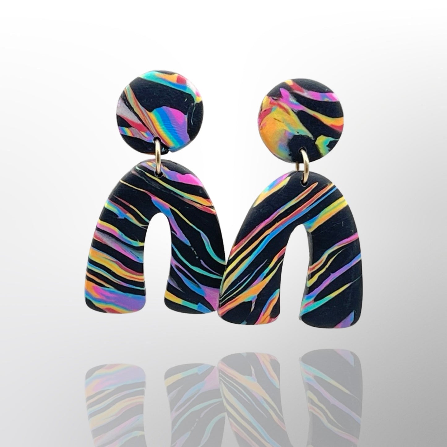 Small Arch Studs - Zebracorn