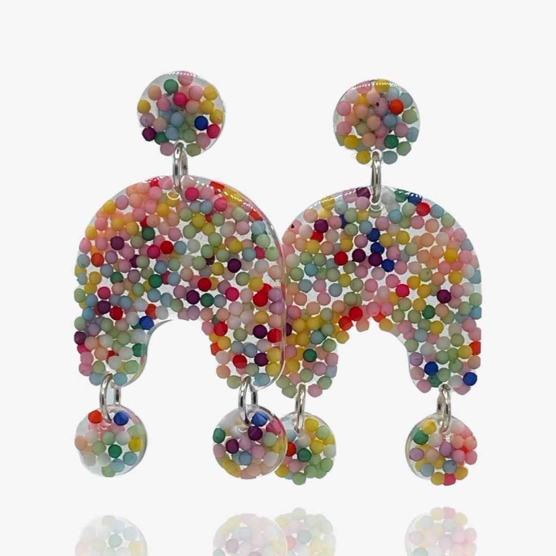 Pearl Sprinkle Bubblers Studs