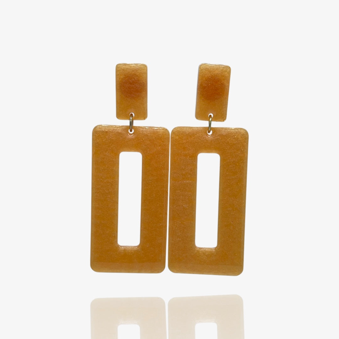 Orange Olivia Studs